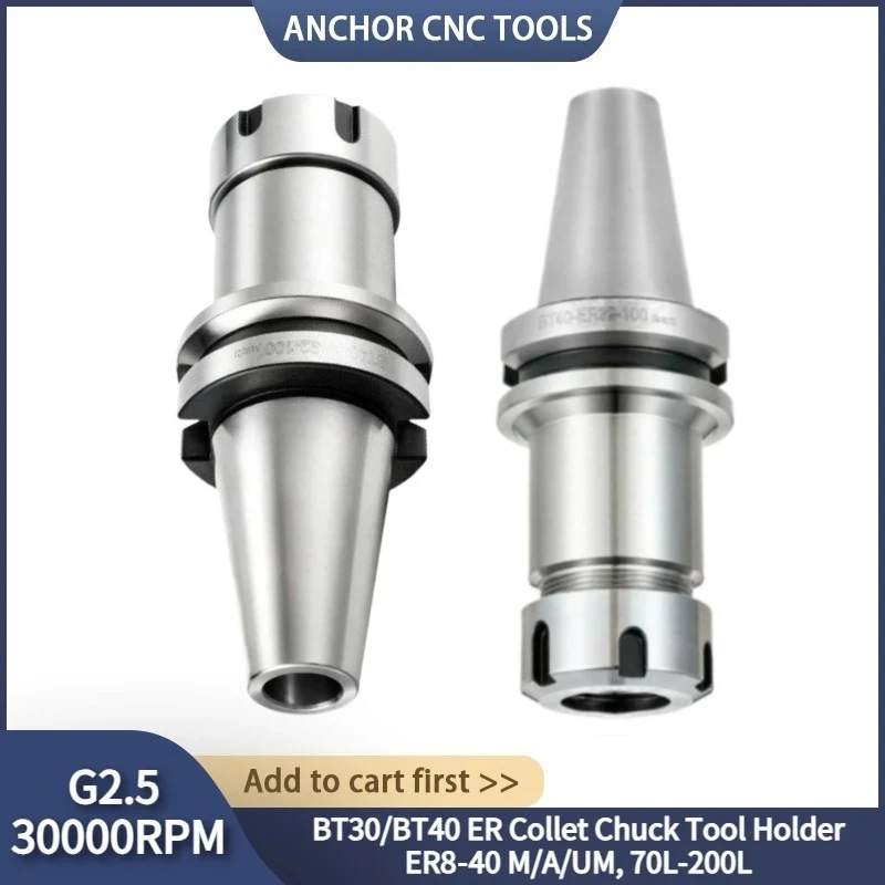 BT ER Tool holder BT30 ER25 BT40 ER25 BT40 ER32 BT50 ER11 ER16 ER20 ER25 ER32 ER40 ER Tool holder bracket tool Collet Chuck