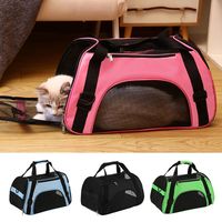 Portable Breathable Dog Cat Carrier Bag Mesh Foldable Small Dog Cat Dogs Tent Carrier Pet Puppy Travel Bags Outdoor