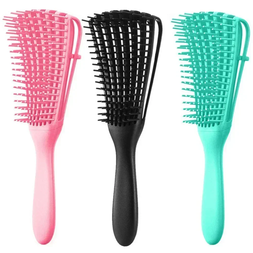 1pc Detangling Hairbrush Detangle Octopus Curly Hair Shampoo Brush Magic Scalp Massage Comb Care Brush Fluffy Scalp Massage Comb