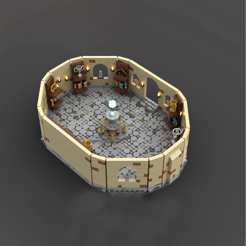 منتج جديد رائع MOC اللبنات السحرية مشهد الفيلم نموذج غرفة الكأس التكنولوجيا وحدات لعبة أطفال لتقوم بها بنفسك مجموعة التجميع #5