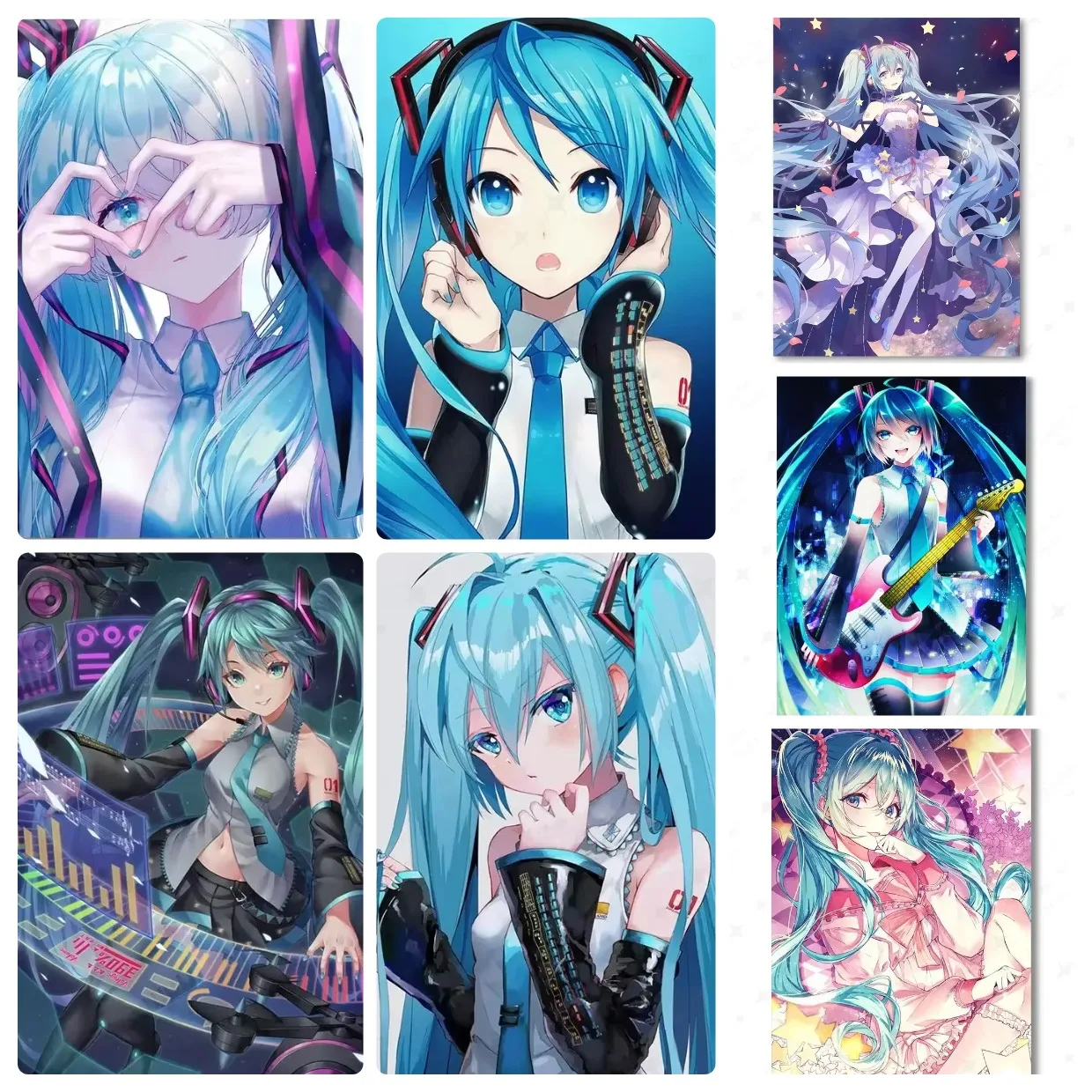Aesthetics Anime Character Miku Jigsaw Puzzles 500/1000/1200/2000PCS Wall Decor for Living Room Bedroom Perfect Gift No Frame