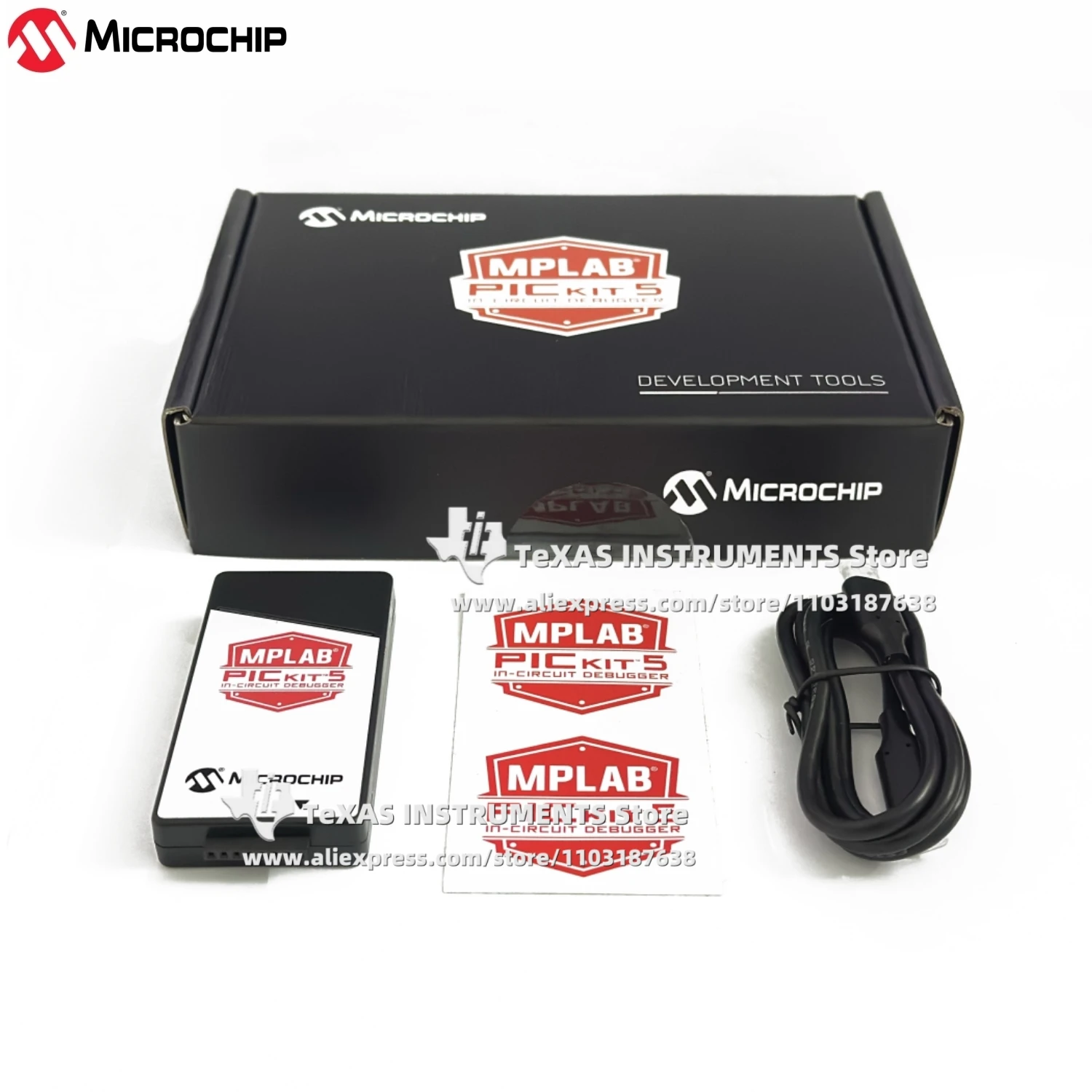 TI Official】 MPLAB® PICkit™ 5 In-Circuit Debugger PG164150