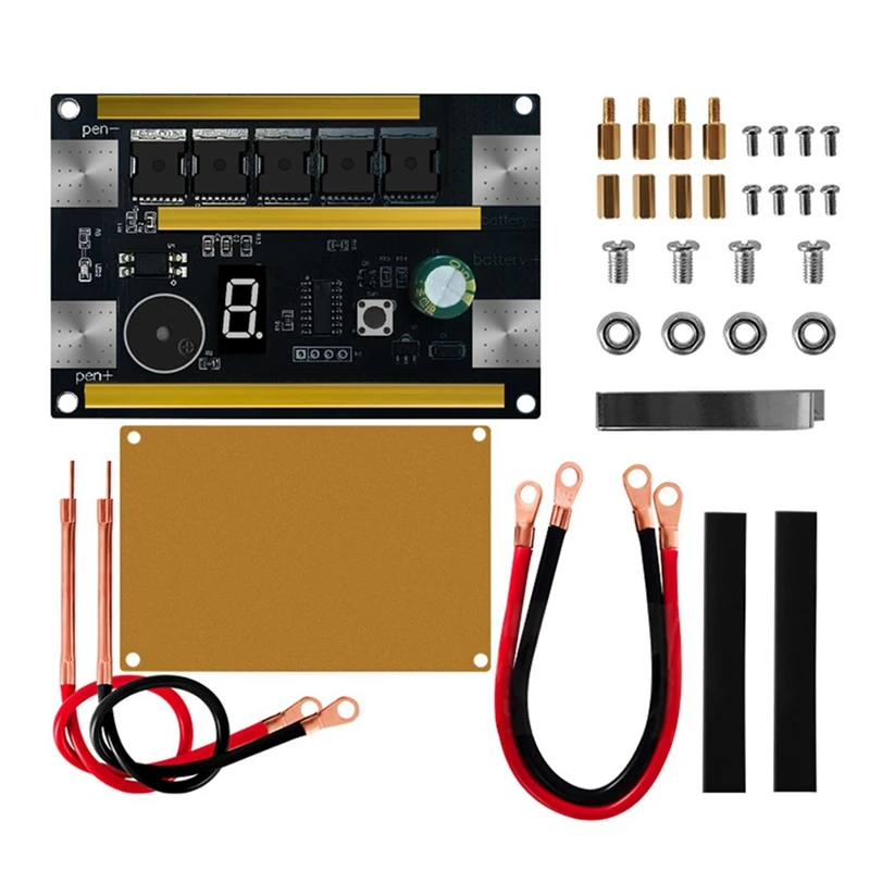 18650 Lithium Battery Spot Welder Parts Pen Control Board Touch Welding Machine 12V Automatic Spot 9-Speed Output Module