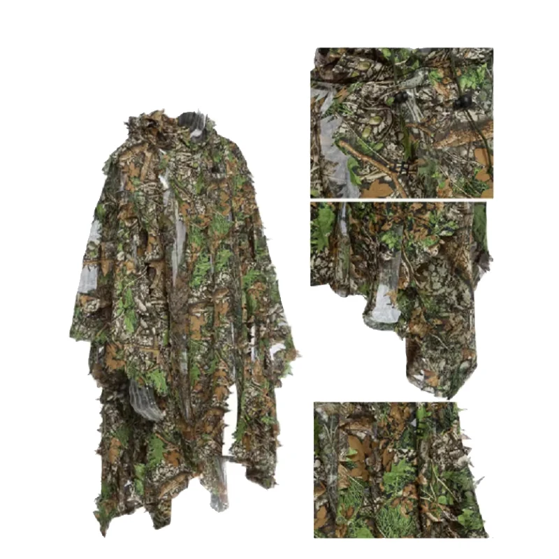 

Sniper Military Hunting Set Outdoor Tactical Camo 3D Jungle Camo Ghillie Set Army Combat Hidden Equipment Combat Set