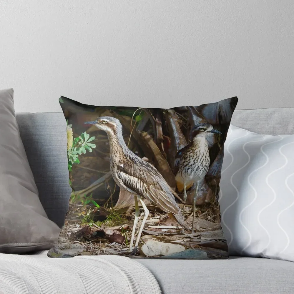 Bush stone curlews Throw Pillow Pillowcases Bed Cushions Pillowcases For Pillows Christmas Cushion For Home Pillow