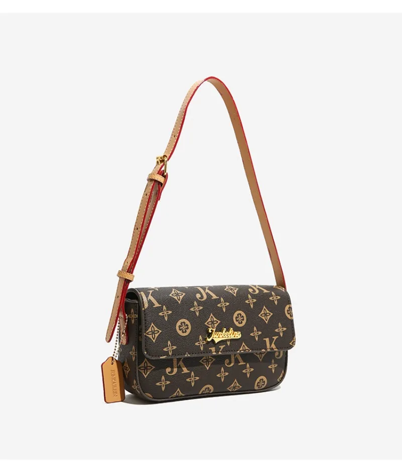 

High-End Fashionable Messenger Bag Elegant Minimalist Design For Women Solid Color Commuter Purse
