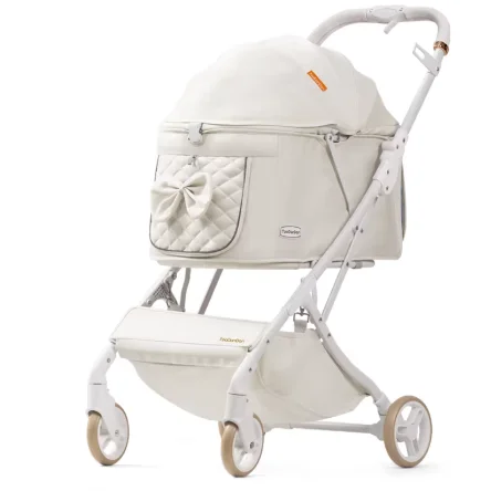 

Портативная уличная коляска JXB для кошек и собак до [веса] кг, складная, регулируемая, с удобным подстаканником и зонтом для прогулок