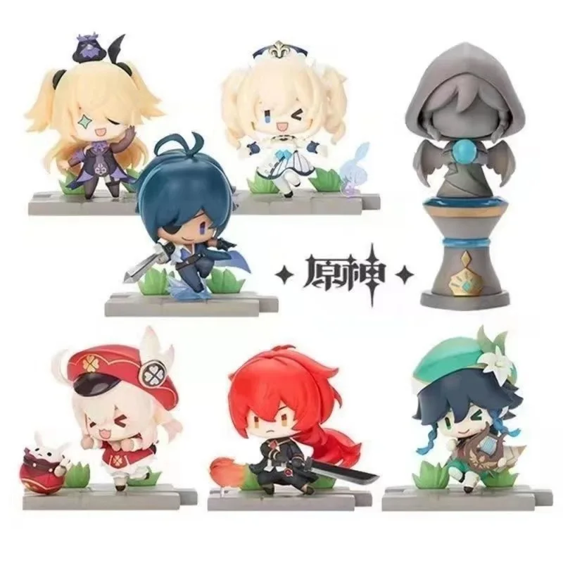 

Genshin Impact Anime Figure Paimon Klee Action Figures Genshin Figurine Collections Model Kids Toys Children'S Gifts 1:1 Replica