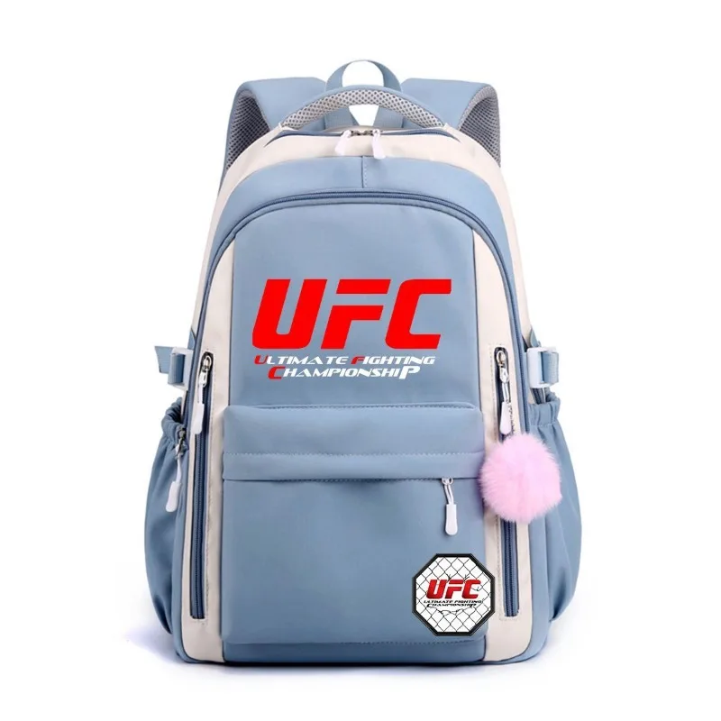 UFC MMA Combat Backpack Men Women Boxing Sports Fan Large Capacity Book Bag Schoolbag Gym Training Rucksack
