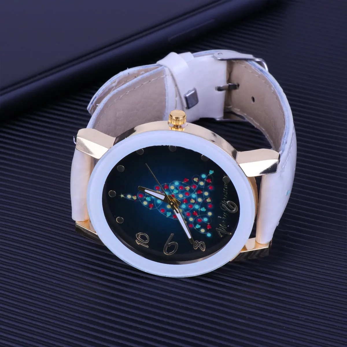 

Ladies Watch Watches White for Women Christmas Wristwatch Simplicity Quartz Fashion Simple Miss