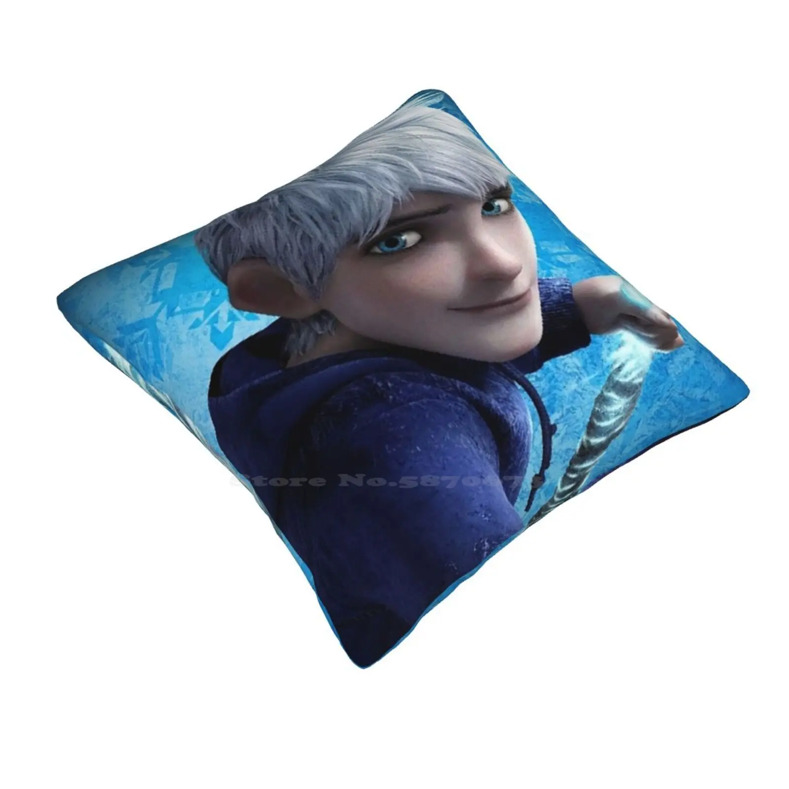 Jack Frost! Fashion Sofa Throw Pillow Cover Pillowcase Jackfrost Jack Frost Snow Ice Riseoftheguardians Rise Of The Guardians