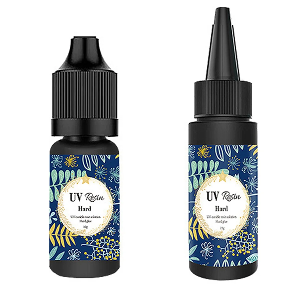 ABLQ Hard UV Resin Glue Clear Ultraviolet Curing Quick Drying Epoxy Resin UV Glue DIY Jewelry Making Tools, 25G