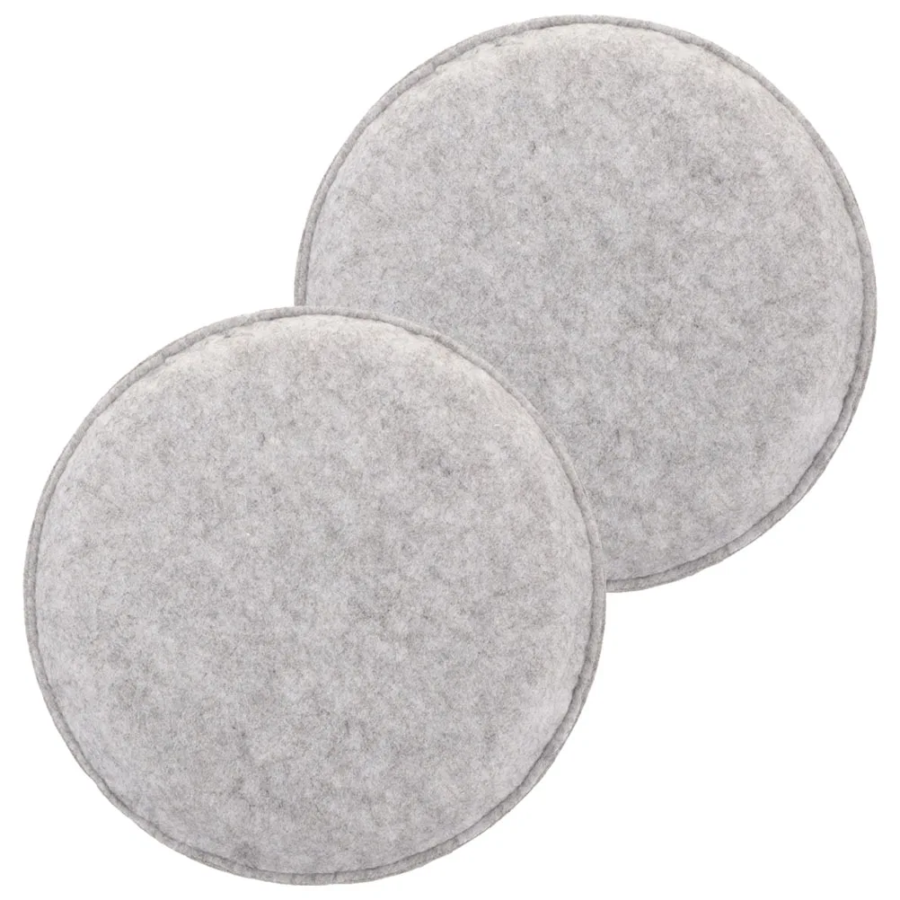 

2 Pcs Wool Felt Pad Padding for Furniture Chair Pads Seat Cushion Dining Seats Office