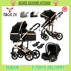 Kinderwagen, leichte Kinderwagen, 3-in-1-Kinderwagen, Baby Walker, Baby Trolley 588, Kinderwagen, Auto für Neugeborene, Reisen, Kinderwagen