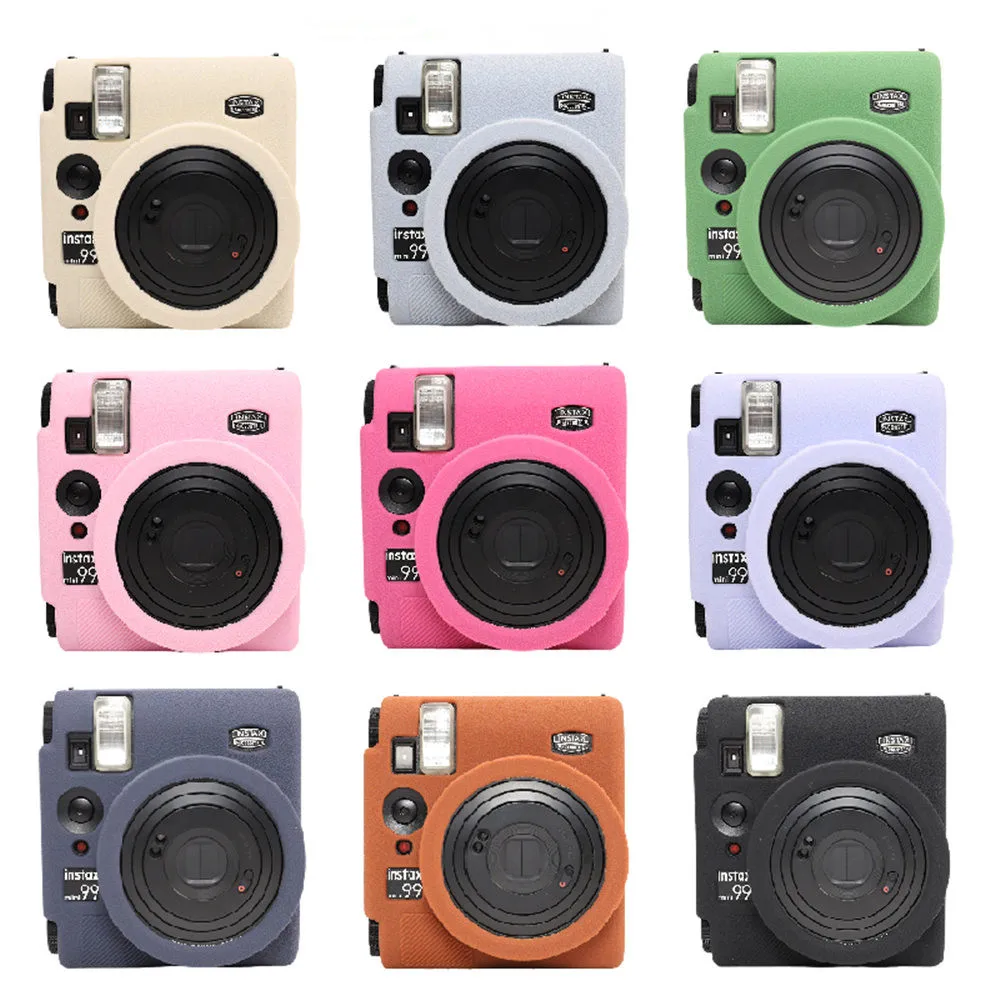 For Fujifilm Instax Mini99 Silicone Armor Skin Case Protective Body Cover Camera Bag Fuji mini 99