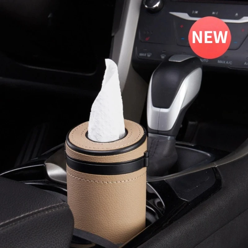 Multifunction Car Tissue Box Cover Holder Auto Round Paper Tube Safety Broken Window Tissue Cup Auto Interior Accessories