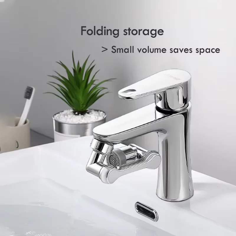 ABS Universal Rotation Extender Faucet Aerator Splash Filter Kitchen Washbasin Faucets Bubbler Nozzle Two Modes for Water Outlet gallery 3