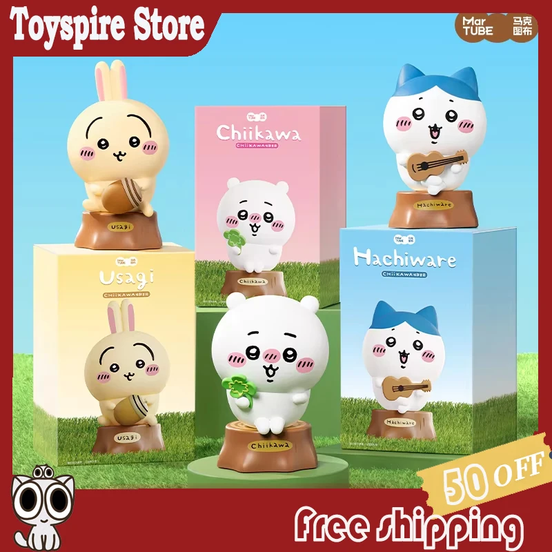 

MARTUBE Chiikawa Singing Series Bluetooth Speaker Figurines Toy Kawaii Hachiware Usagi Desktop Ornaments Anime Peripheral Gift