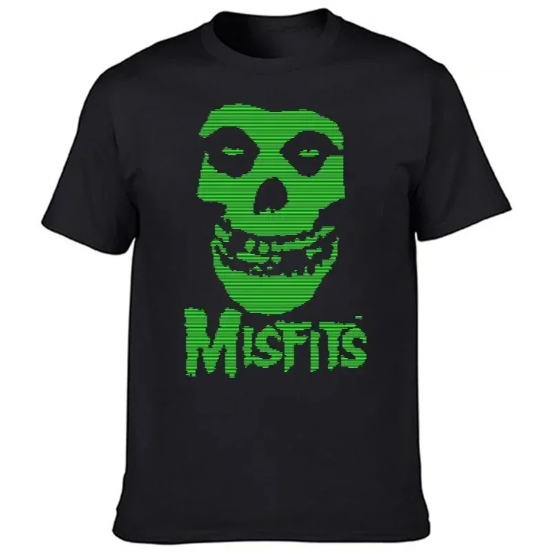 Want Your Skulls Hallowmas Tee Casual Streetwear Camisetas Misfits Americ An Psycho Punk Rock Band Danzig Sa Mhain T Shirt I