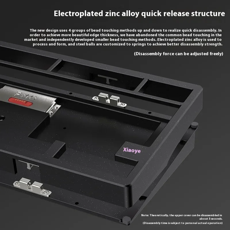 PMO WAVE75 Aluminum Mechanical Keyboard Customized CNC Wireless Tri-mode RGB PCB Gasket Structure PC Esports Mechanical Keyboard