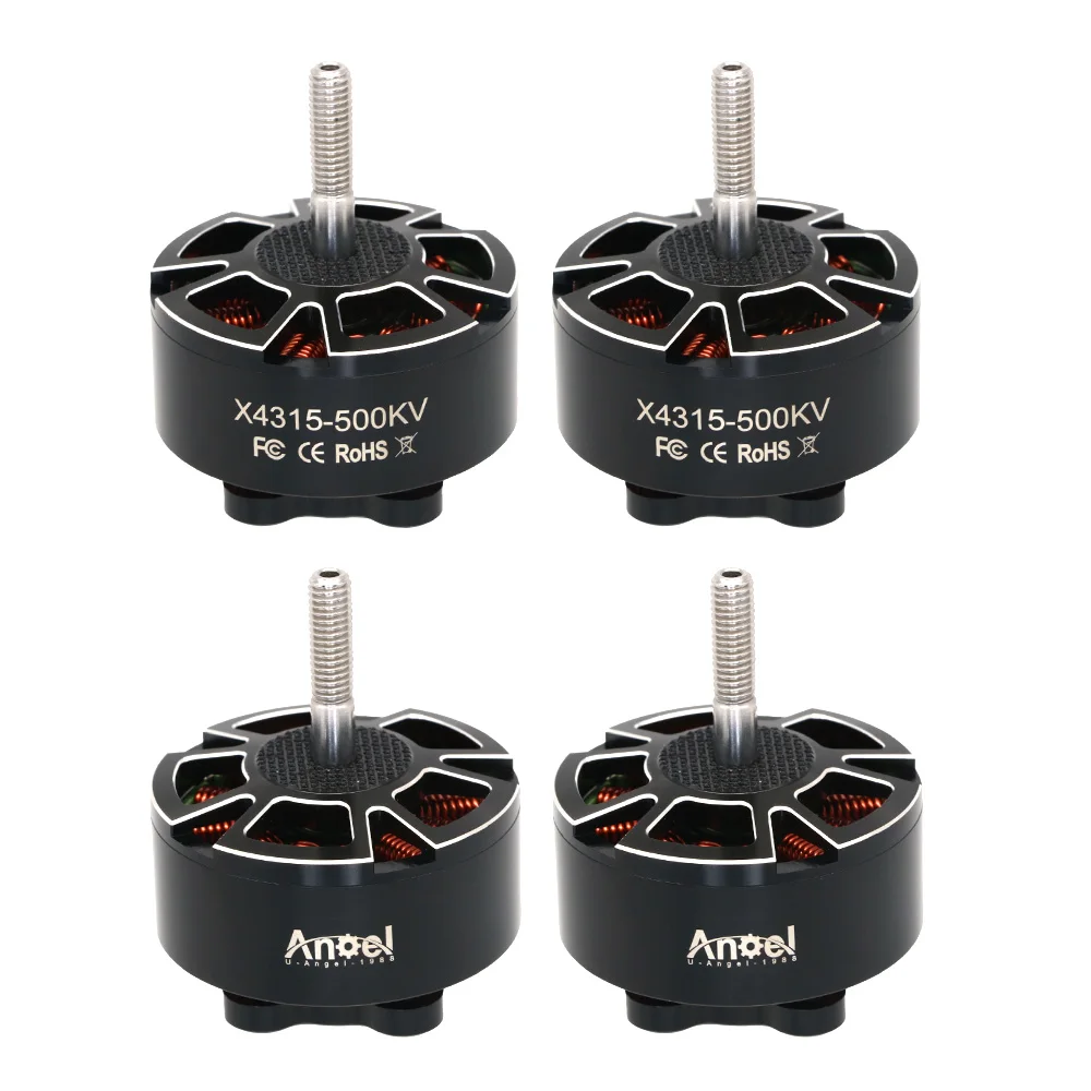 4pcs RC Motor X4315 4315 400KV 500KV 600KV Brushless Motor 6S 8S 13 inch Long-range Large Torque X4315 RC Aircraft Parts