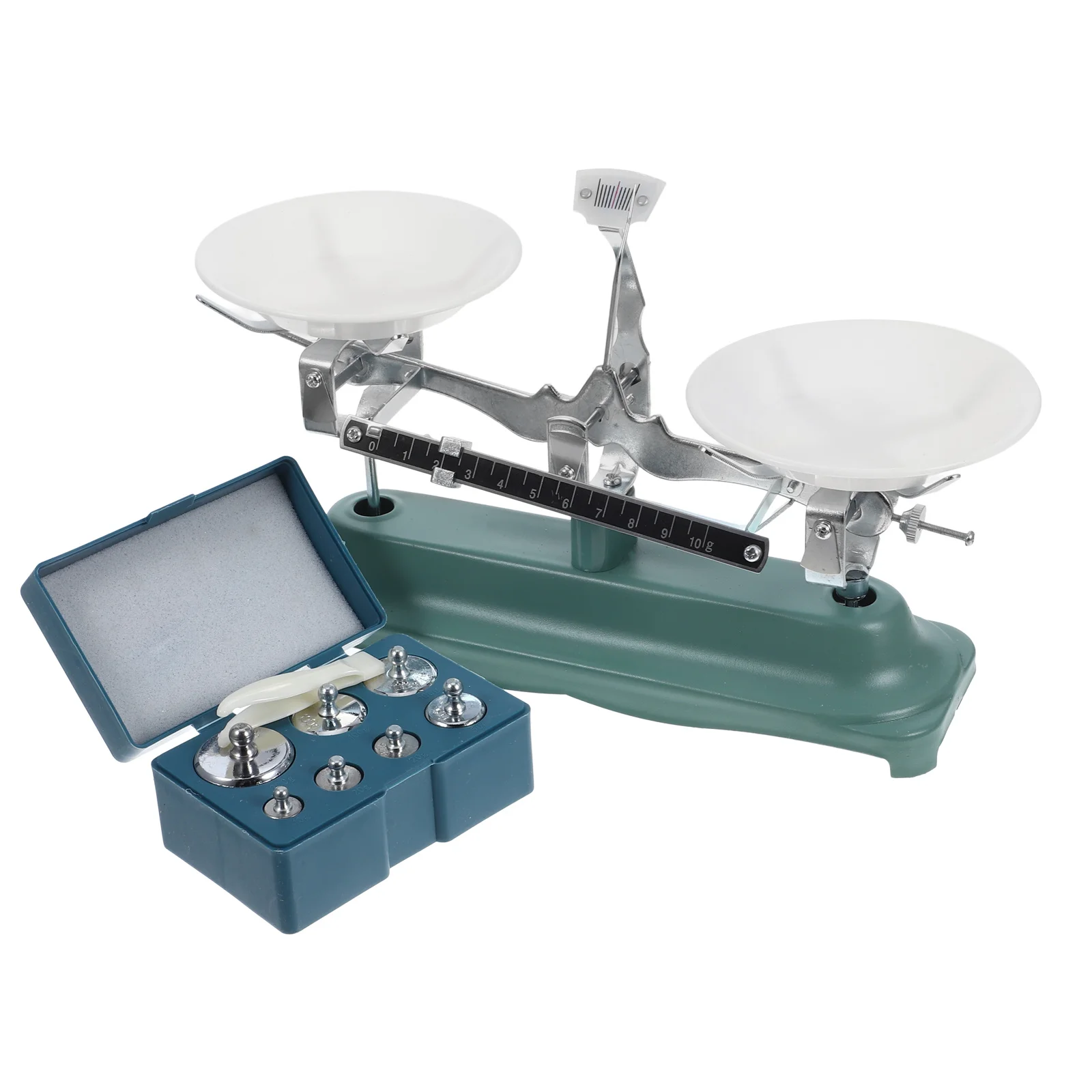 

1Set Balance Scale Precision Measurement for Laboratory Classroom Teaching with Weights Tweezers Scientific