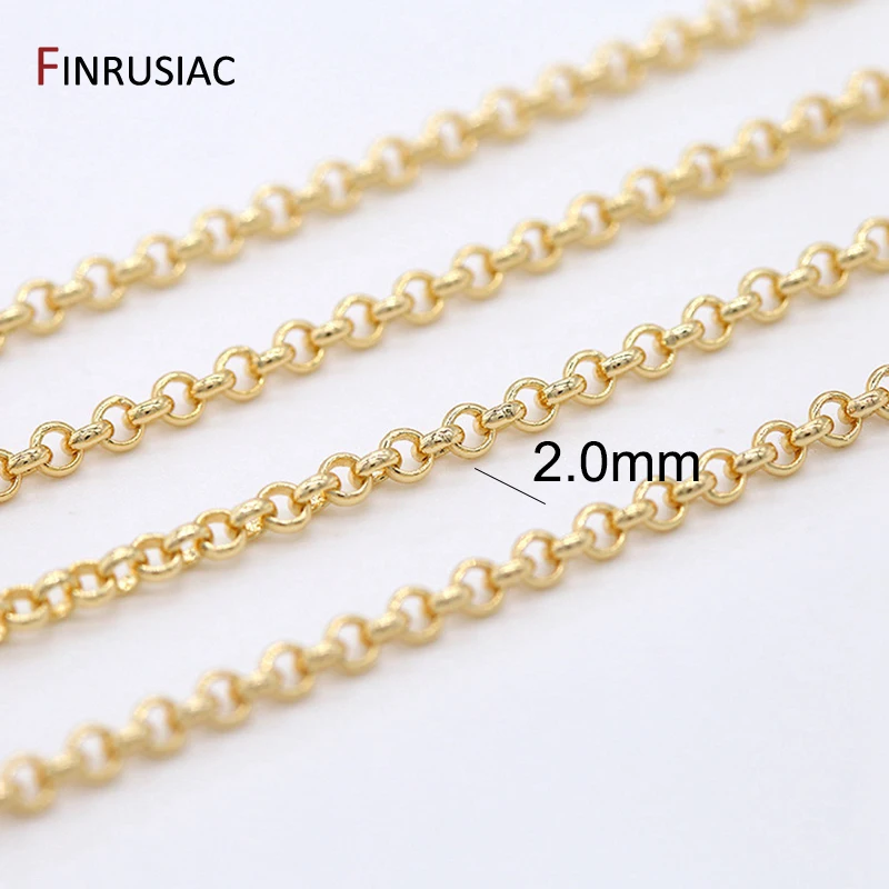 14K echt vergoldete 1,3 mm dünne Kette für DIY-Schmuckherstellung, Großhandel mit Messingketten, Zubehör – Detail 22