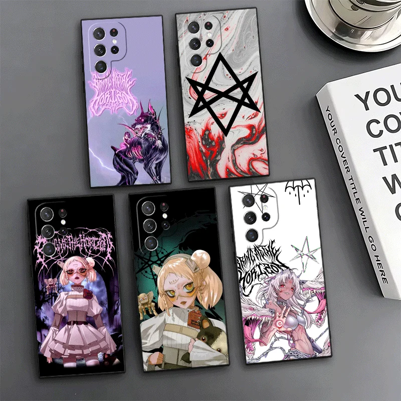 BMTH B-Brings Me The H-Horizons Phone Case For Samsung Galaxy S24 S25 S26 Ultra S23 Plus S22 S21 FE S20 + Edge Pattern Customize
