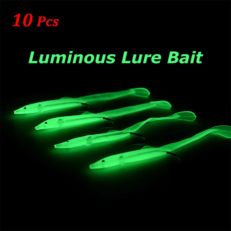 

Fishing Lure Small Package Easy To Carry Luminous Hook with Fluorescent Light Emitting Lure Bait Fishing Tackle Hook