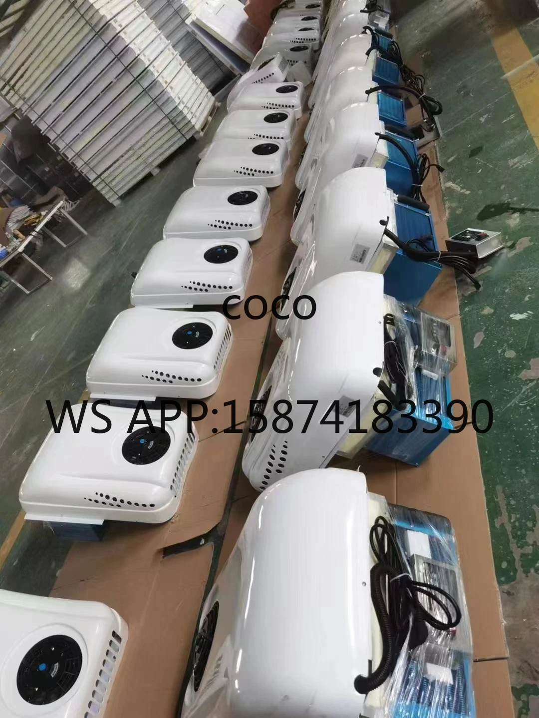 High Efficiency DC Trailer Refrigeration Unit 320W R134a 620W Cooling Capacity 12V 24V 48V 60V for Truck