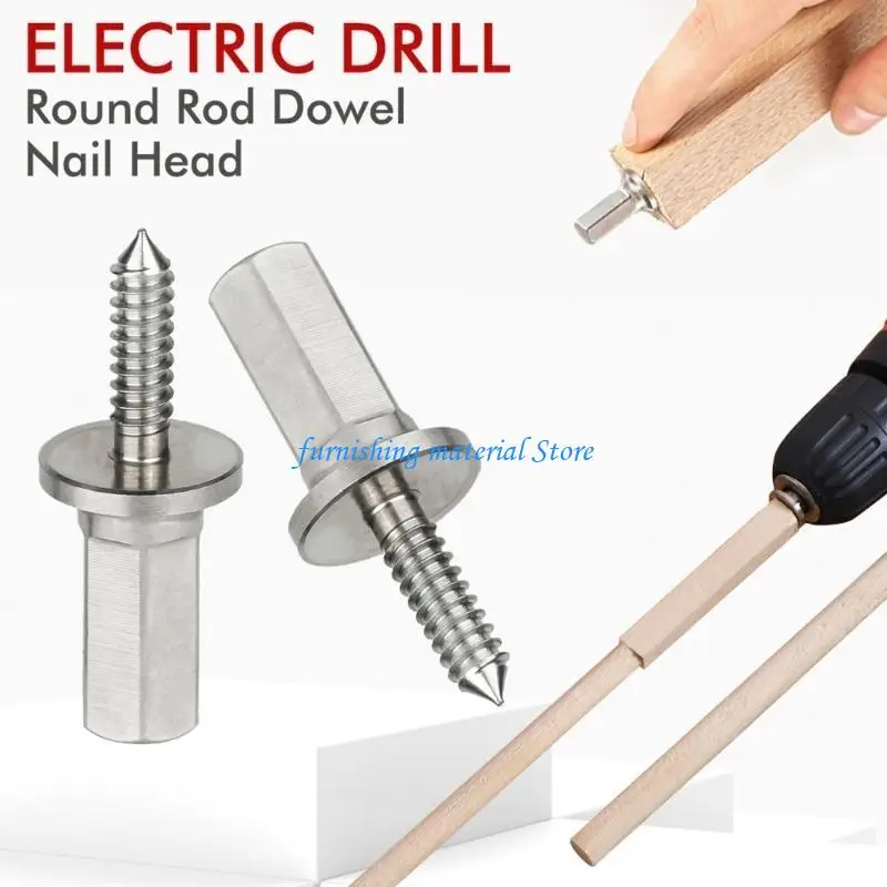 Y5GD Functional Electric Drill Dowel Maker Tool for Improved Hole Accuracy Perfect for DIY Enthusiasts and Home Improvement