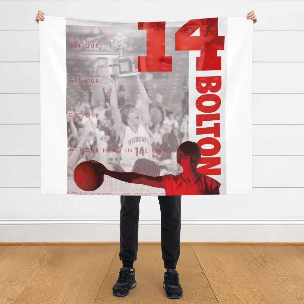 

Troy Bolton Wildcats Throw Blanket Summer Decoratives Luxury Thicken Blankets