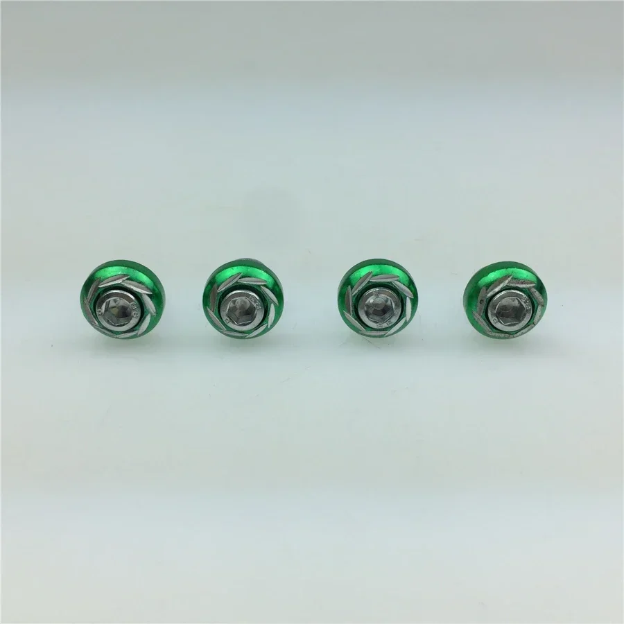 Electric Car Carved Screw Pedal Motorcycle License Plate Modified Decorative Pieces Bicycle Accessories A Variety