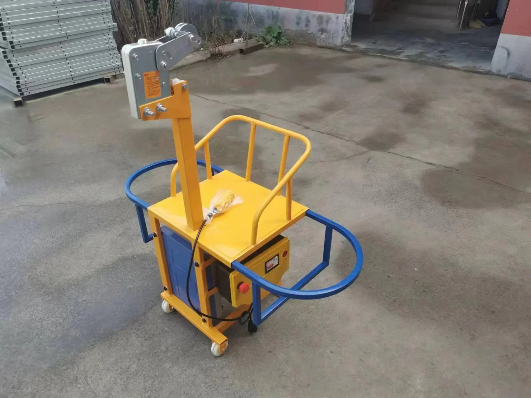 

Single Person Electric Hanging Basket Electric Powder Wall Ladder Working Basket For Aerial Work Platform Crane