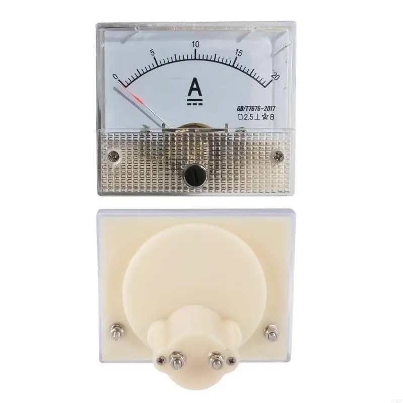 

G92C Dial-Current Gauge-Pointer Ammeter DC-Analog Current Meter Panel Mechanical Pointer Type 85C1 Measuring Instrument Tool