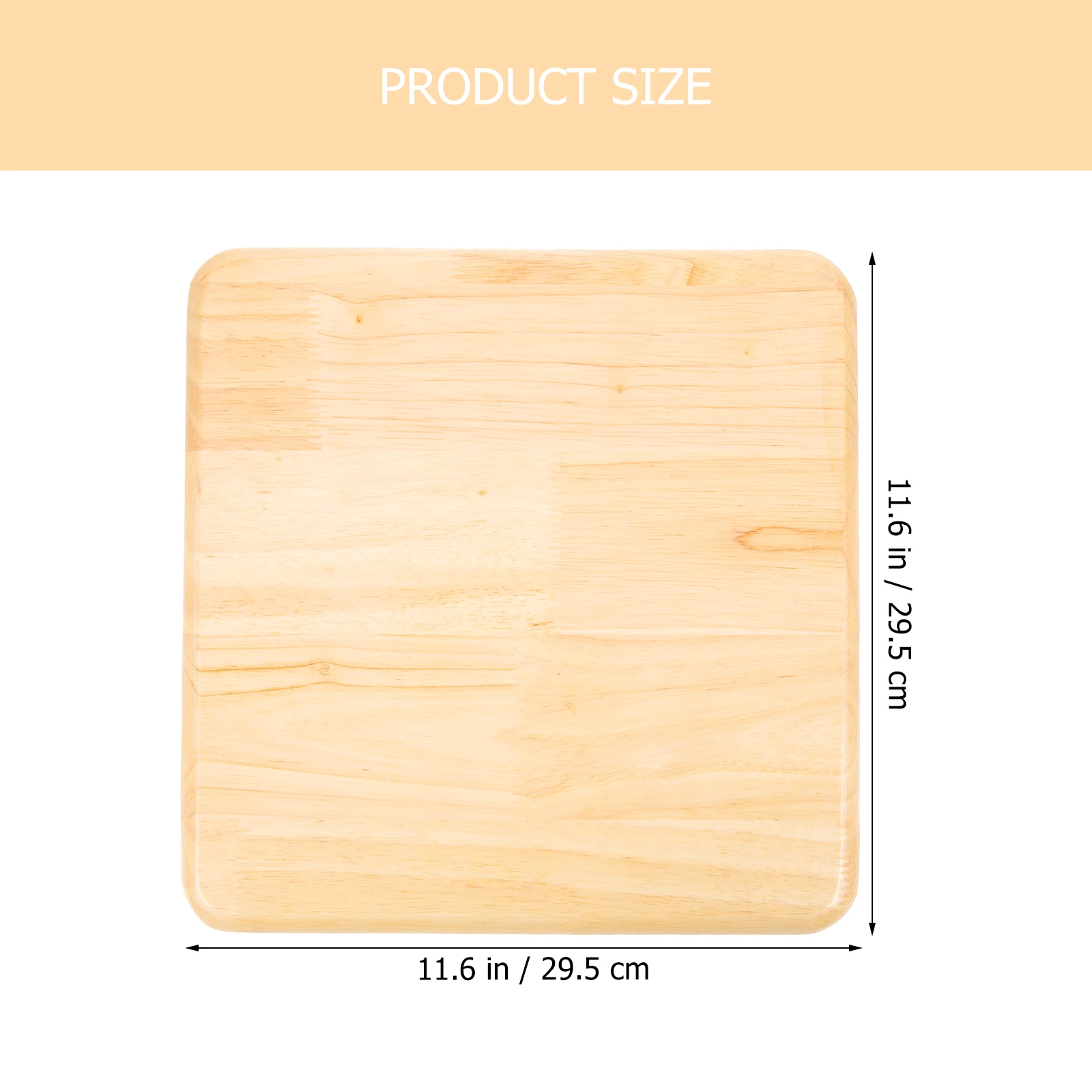 Cadeira de madeira de substituição para banco quadrado, escritório doméstico, restaurante, 12x12cm, cor suave, fácil limpeza