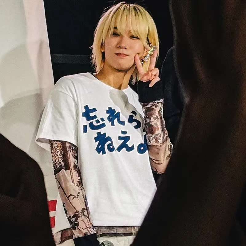 

NEW 2026 Japanese I Will Never Forget Printed T-shirts Graphic T-shirts High Quality and Womens T-shirts Y2K Tops Street Wear