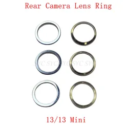 5 Set/Pcs Rear Camera Outer Frame Cover For iPhone 13 Mini 13 Back Camera Lens Ring Repair Parts