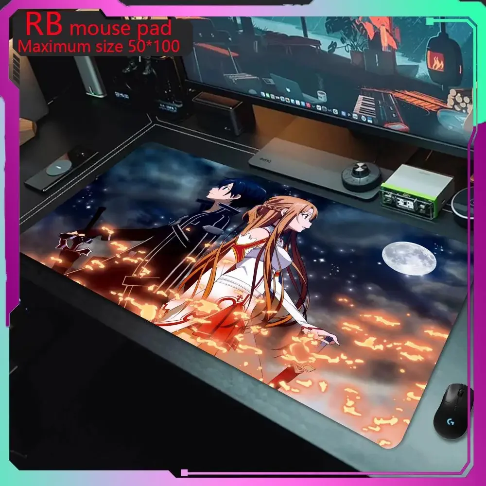 MousePad Sword Art Online SAO Mouse Pad Electronic game mouse pad is easy to use with anti slip and wear-resistant size suitable