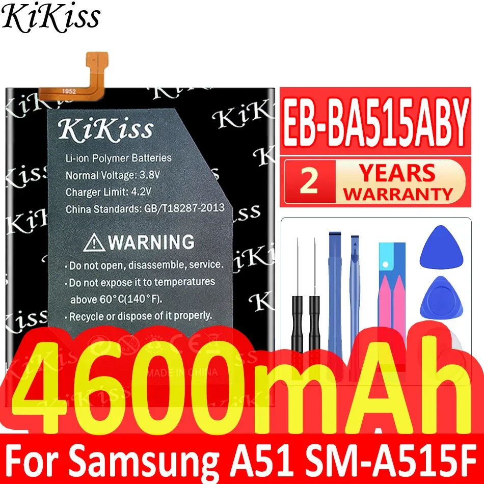 KiKiss Battery For Samsung Galaxy A71 A51 A41 A40 2019 A20e A10e A102W A102U A202F SM-A7160 SM-A515 SM-A515F/DSM A415F SM-A405FM