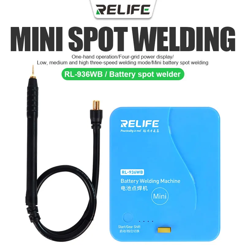 

RELIFE RL-936WB MINI Battery Spot Welder Mini Spot Solding for Mobile Phone Batteries Chip Precision Welding Repair Solder Tools