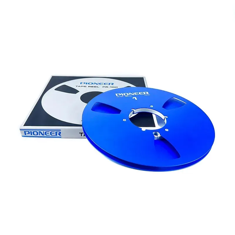 بايونير PR100 10.5 "X 1⁄4" بوصة ألومنيوم فارغ لبكرة ناب إلى بكرة مسجل الشريط ملحق أجزاء آلة فتح القرص الفارغ