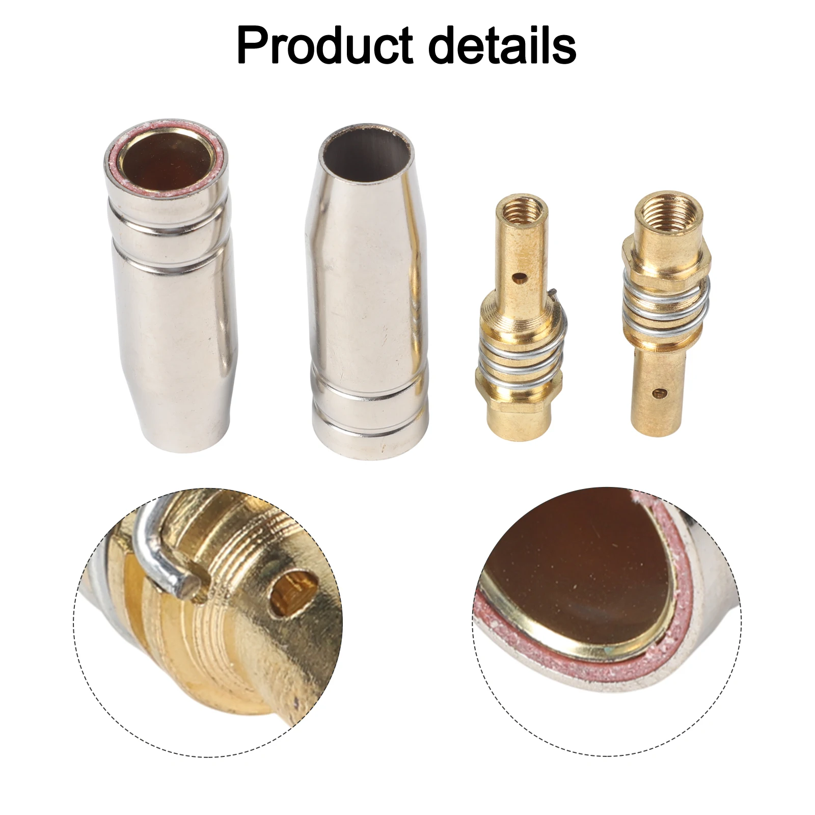

24PCS For MIG Welding Accessory Set with Various Nozzles 0 6 0 8 0 9 1 0 1 2 mm Compatible with Multiple Devices