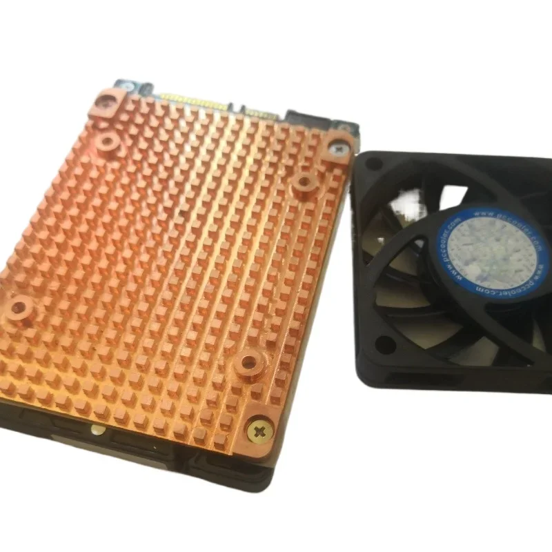 Pure Copper 2.5-Inch Hard Disk Cooling Fin SSD Radiator, Mechanical Solid State Disk Cooling.