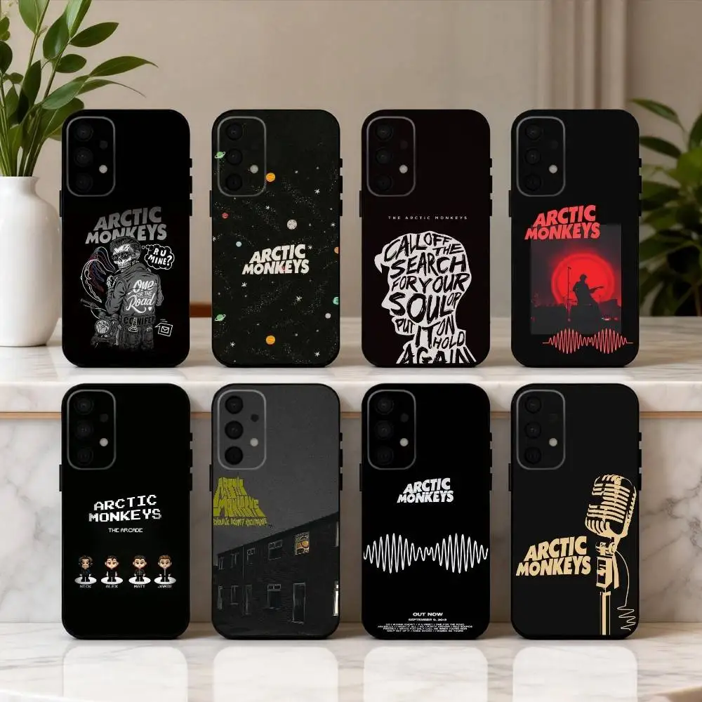 

Alternative Arctic Monkeys Band Phone Case For Samsung Galaxy A73,A72,A71,A70,A53,A52,A51,Soft Silicone Black Cover