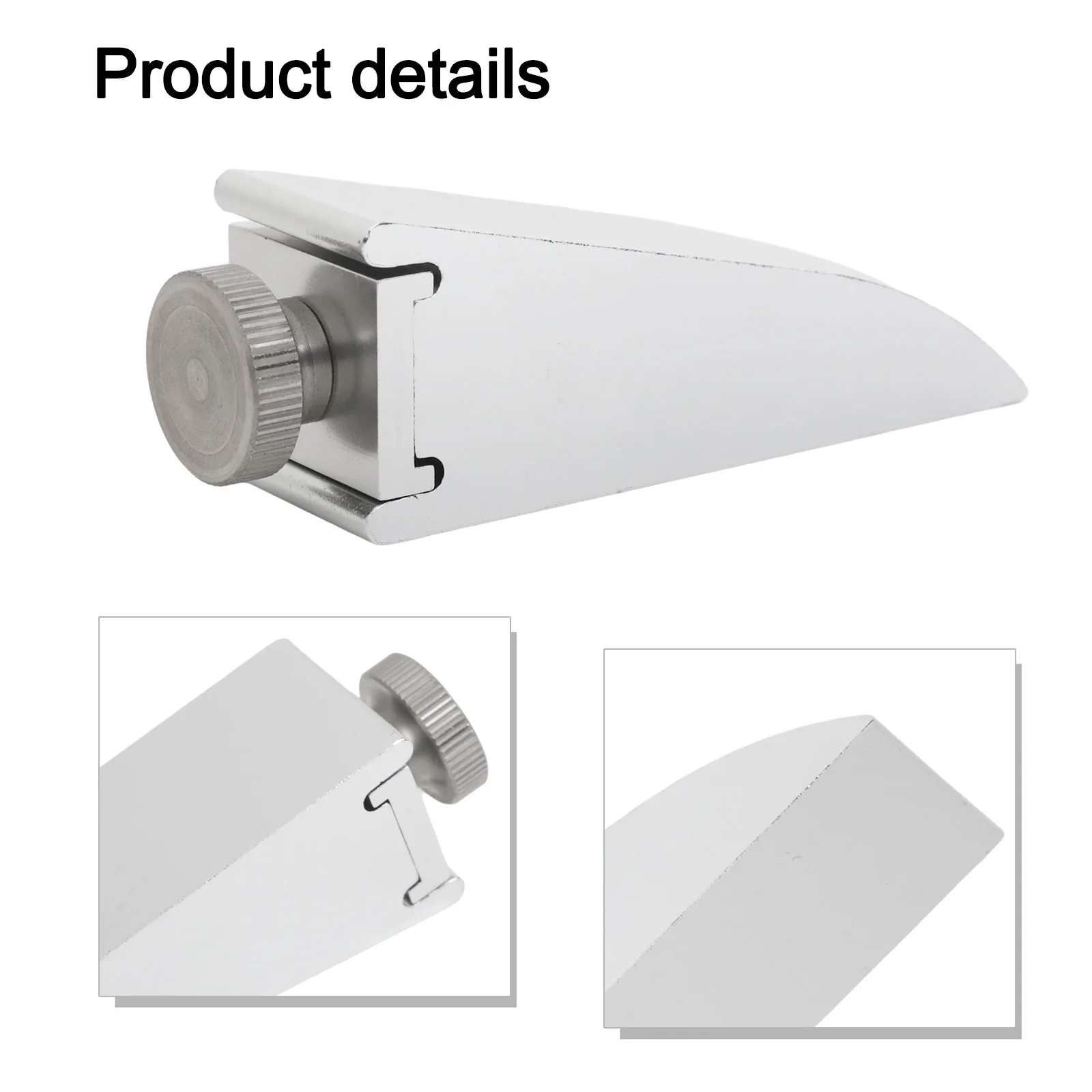

4.5*2.5cm 1.7*0.9 In Grinding Clip Smooth Finish Tool Stable Sandpaper Clamp Versatile Polishing Equipment Workbench Equipment