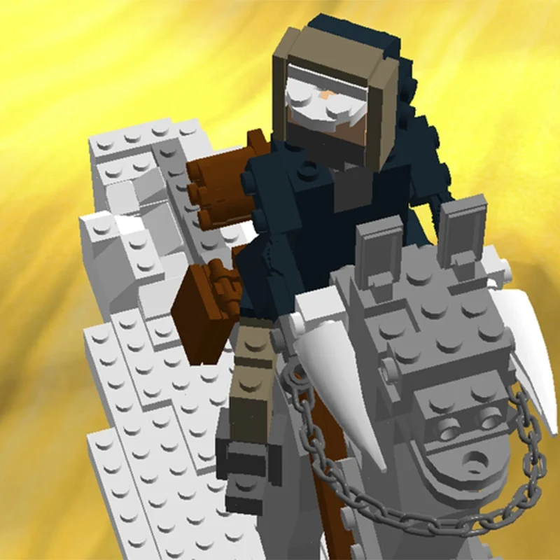 365 قطعة MOC هان سولو TaunTaun Modded 1 Hrodas نموذج بناء هدية الكريسماس كتل العمارة اللعب فكرة الطوب الاطفال عيد ميلاد