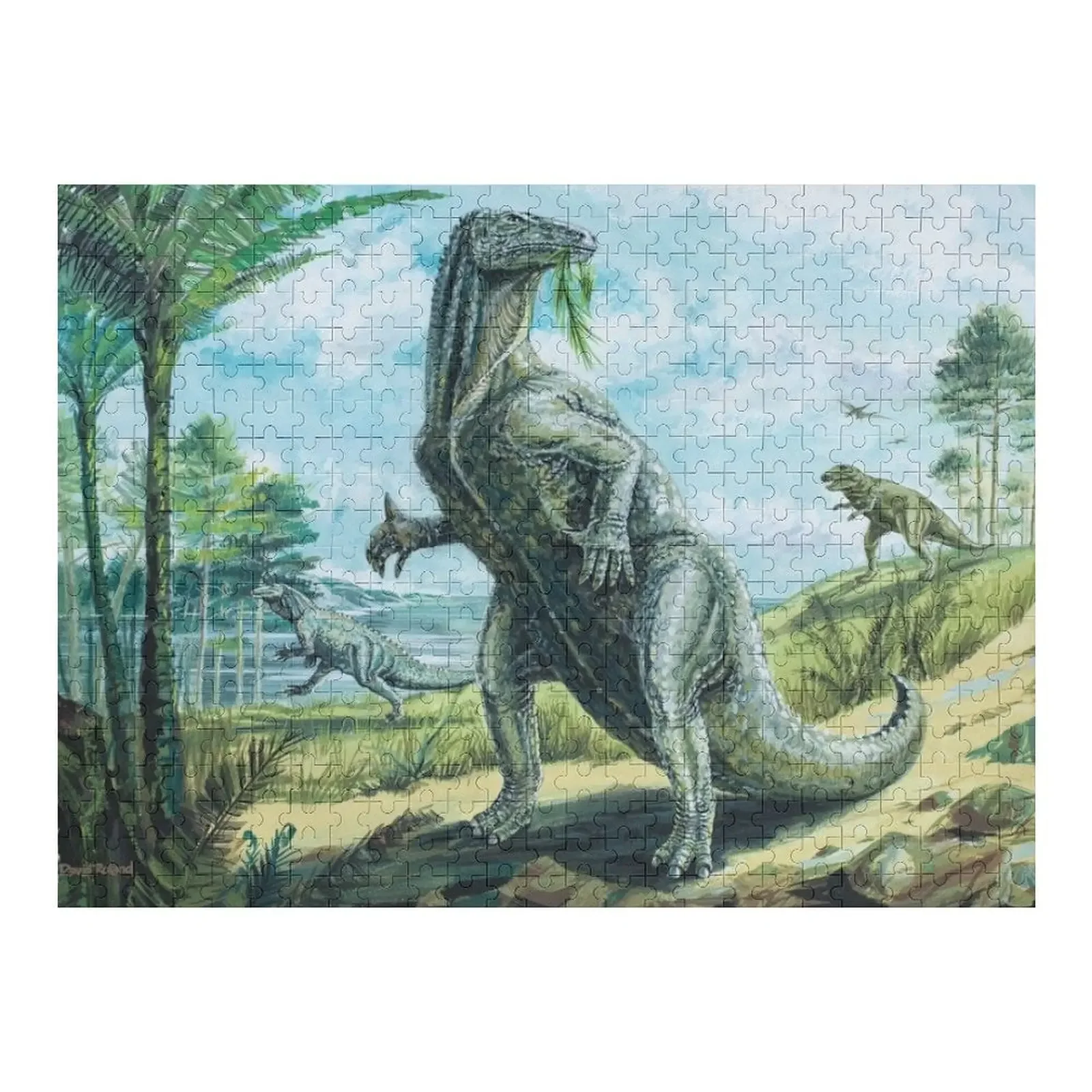 

Пазл Iguanodon Изображение Деревянный пазл с именем