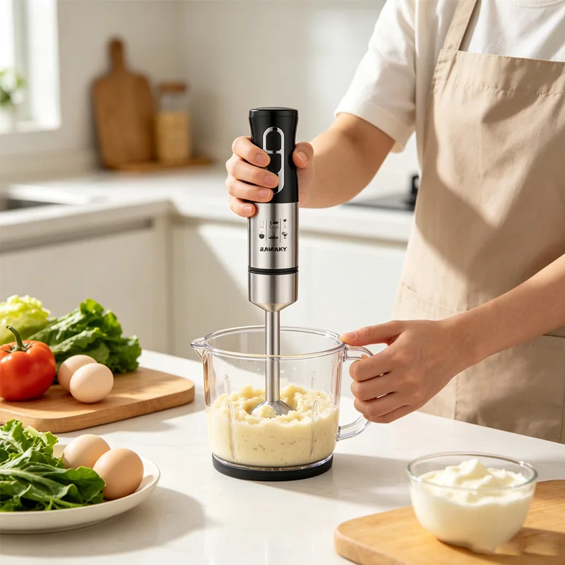 New Upgraded 2000W High‑Power Hand Blender Multifunctional Portable Immersion Mixer Home Kitchen Juicer & Baby Food Maker 220V