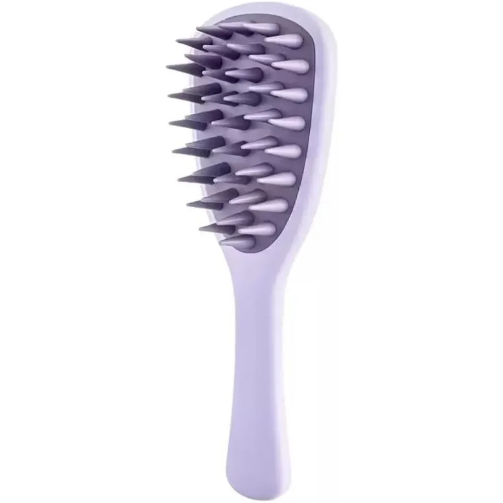 2Pcs 2 in 1 Scalp Shampoo Massage Brush Wet Dry Hair Comb Deep Cleansing Detangling Hairbrush Shower Hair Care Tool